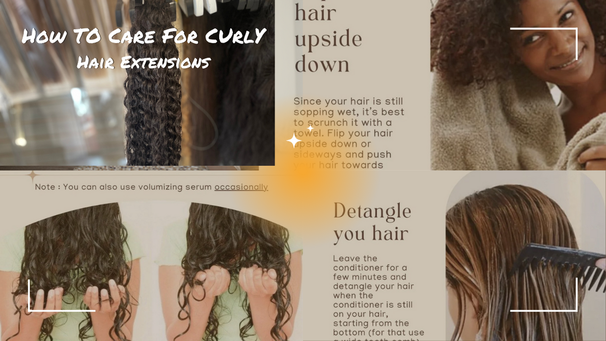 Ultimate Guide Caring for Curly Hair Extensions Boston noellesalon