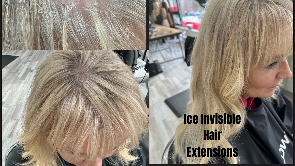 Transform Your Strands ICE Invisible Hair Extensions noellesalon