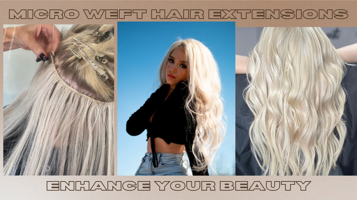 Micro hair extensions experience and professionalism of the master