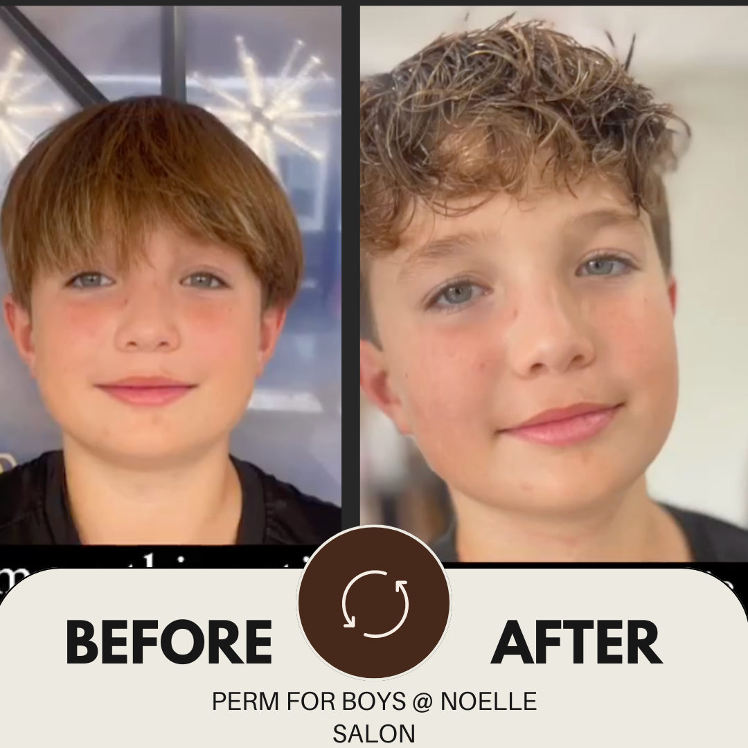 boys permed hair
