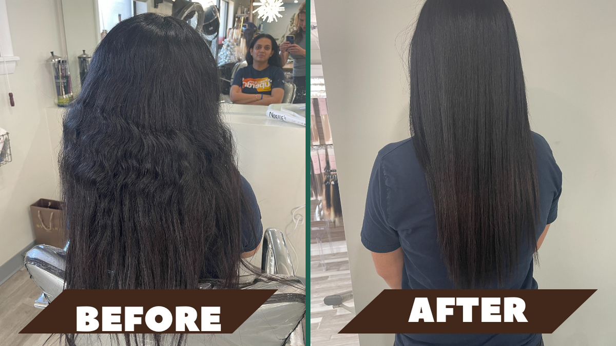 permanent hair straightening methods