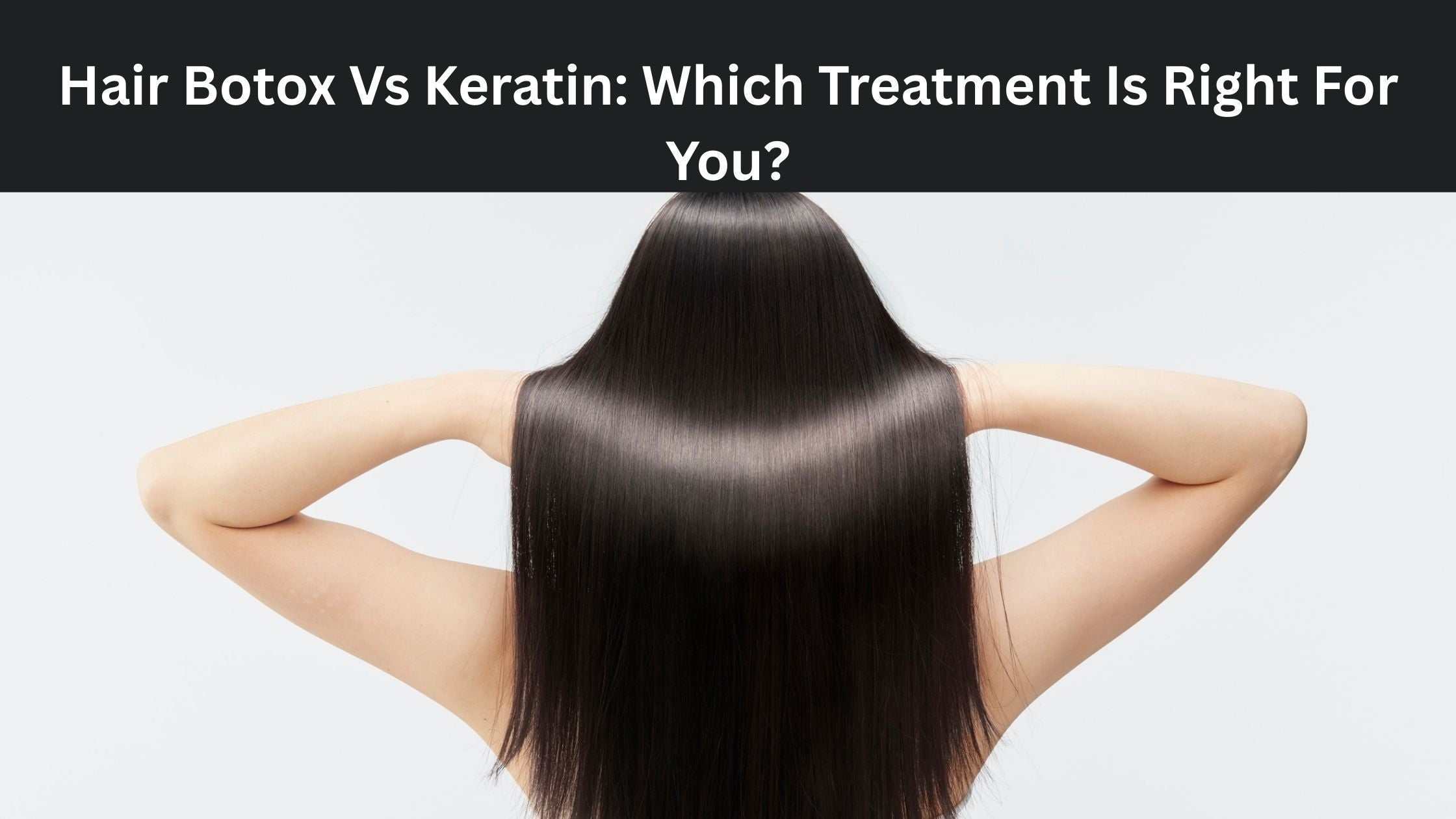 woman with a straight and sleek hair