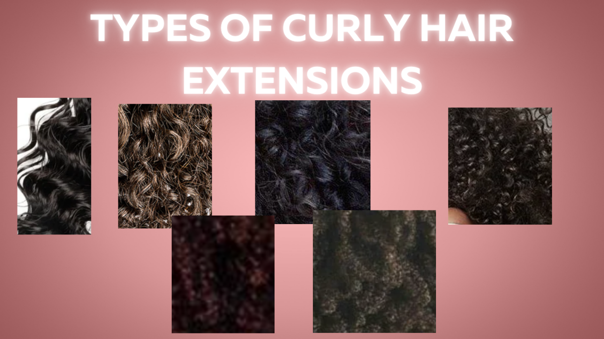 Curly hair extensions types hot sale