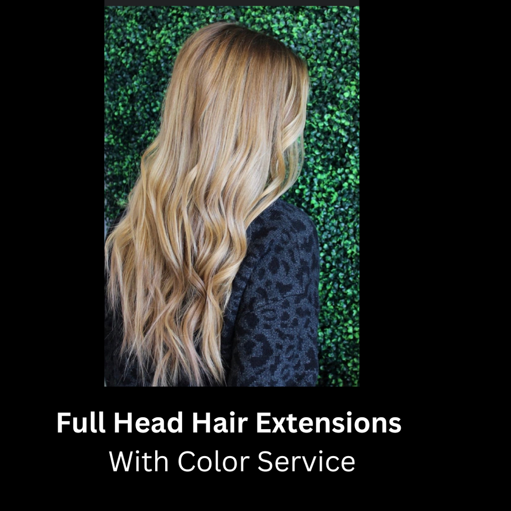A Hair Extension FULL SET WITH HAIR COLOR 