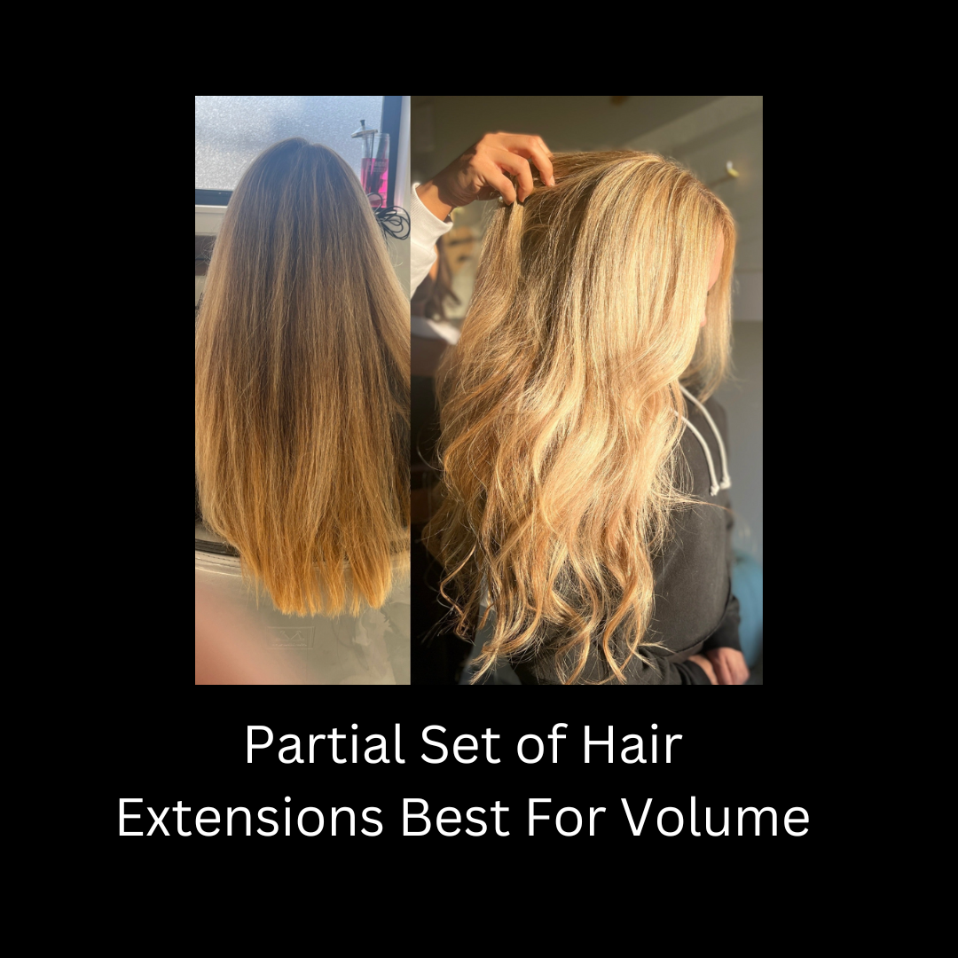 A Hair Extension "PARTIAL SET" OR MOVEUP (WEFTS, TAPE, PULLTHRU