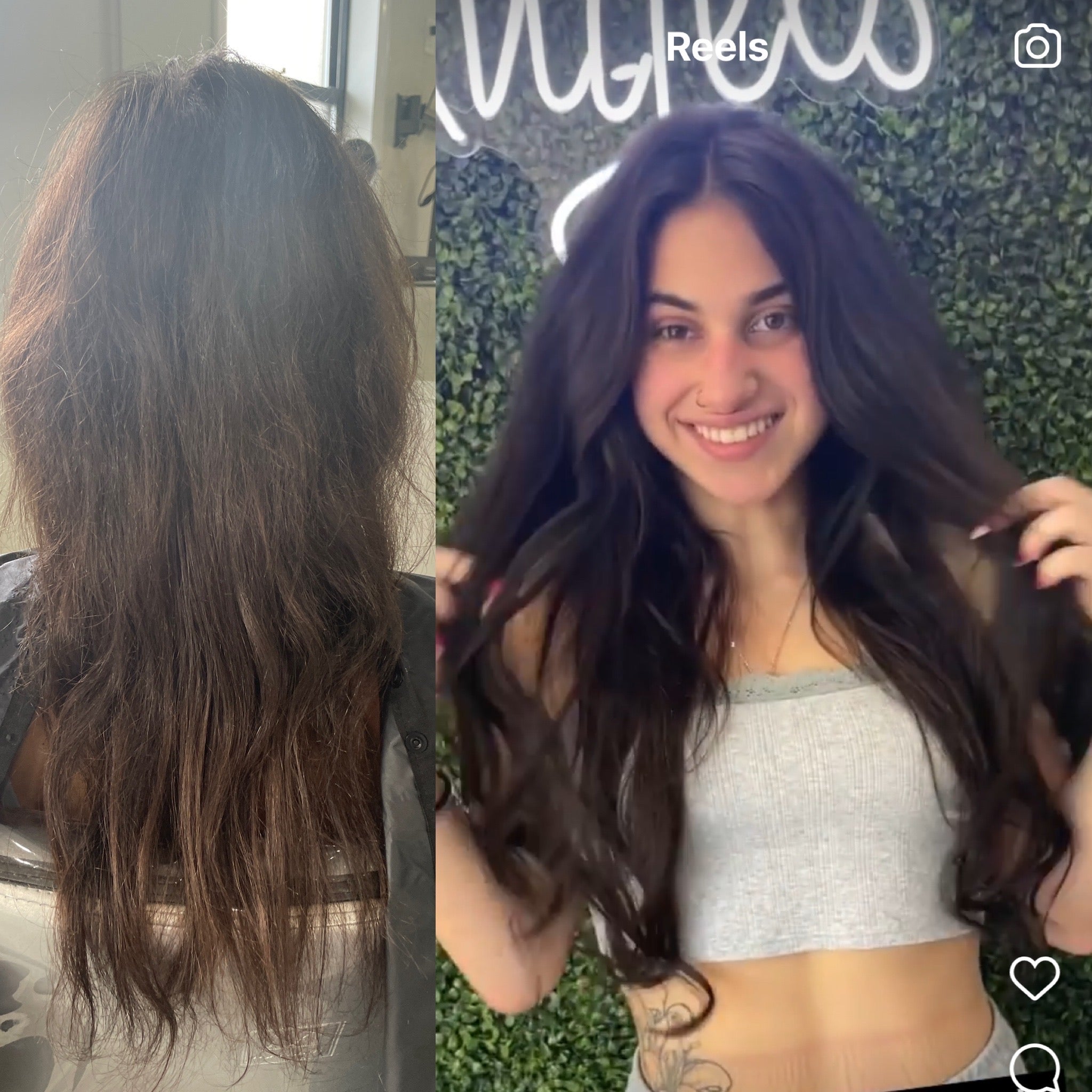 how to cut hair extensions