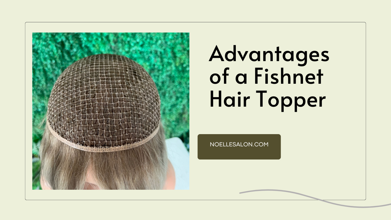 fishnet hair topper