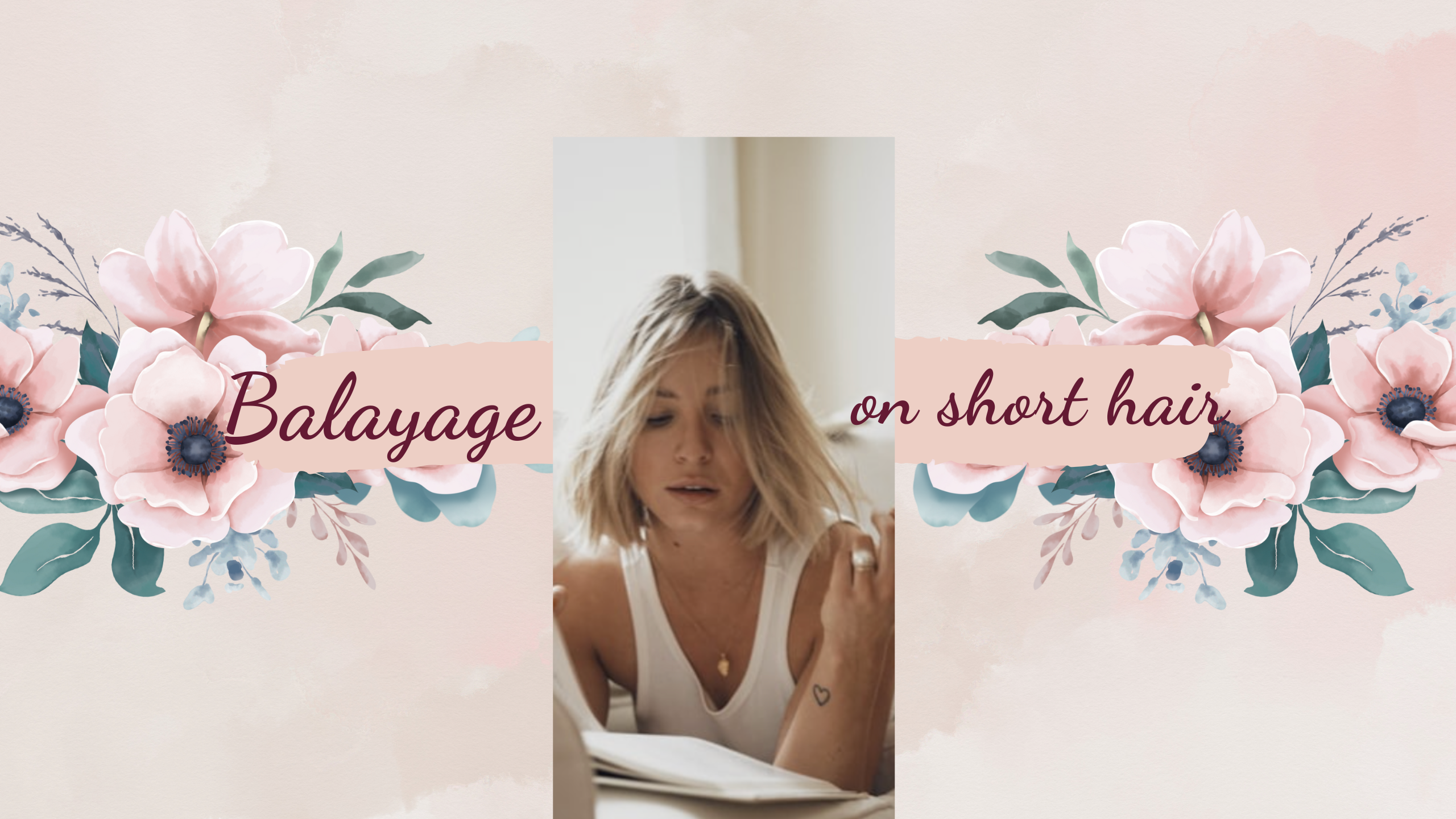 balayage on short hair