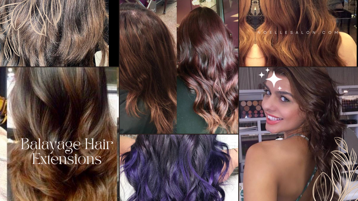 Balayage hair extensions