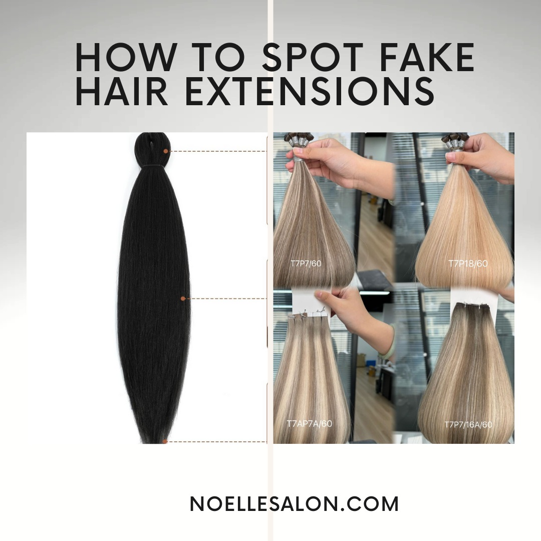How to spot fake hair extensions
