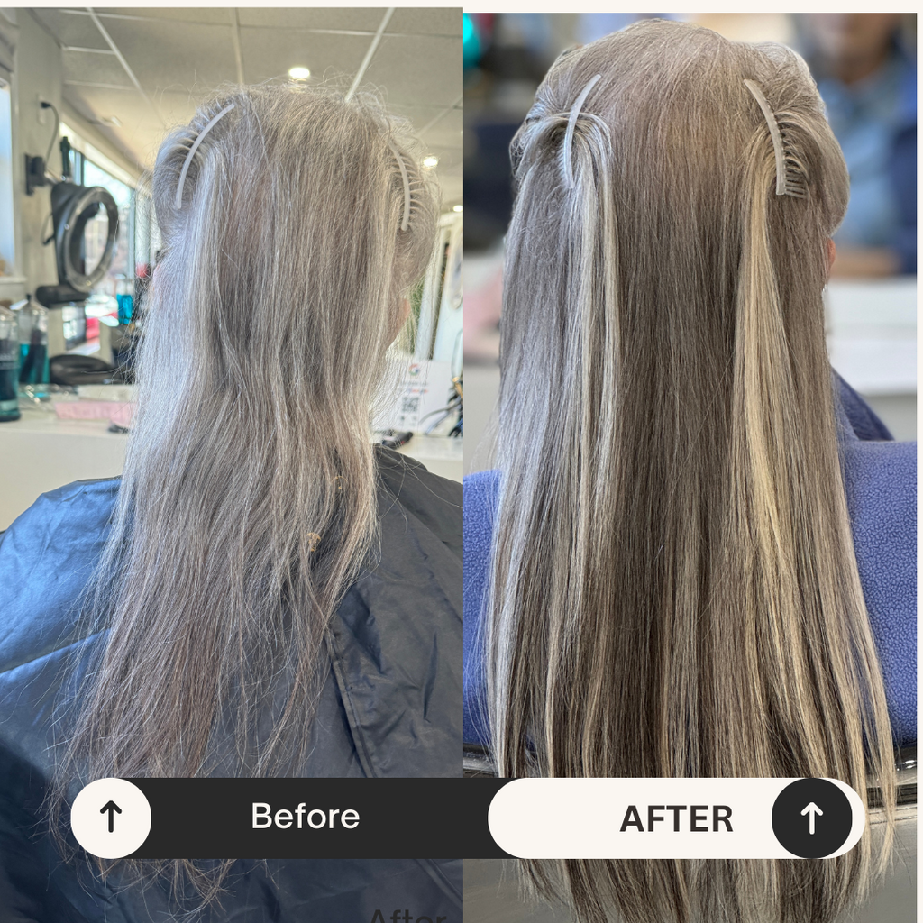 Stop Grey Hair Breakage: Noelle Salon Boston Solution