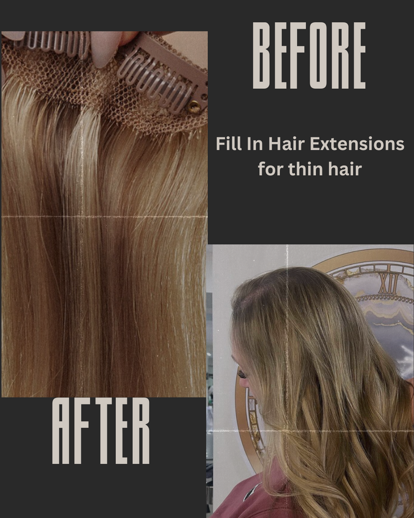 thinning hair fill in extensions