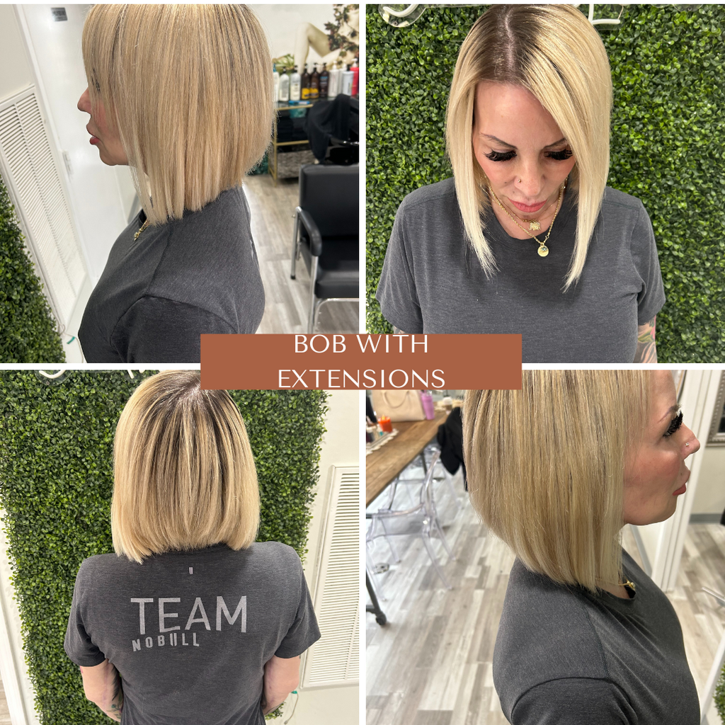 Get the Celeb Look: Bob Haircut with Hair Extensions in Boston