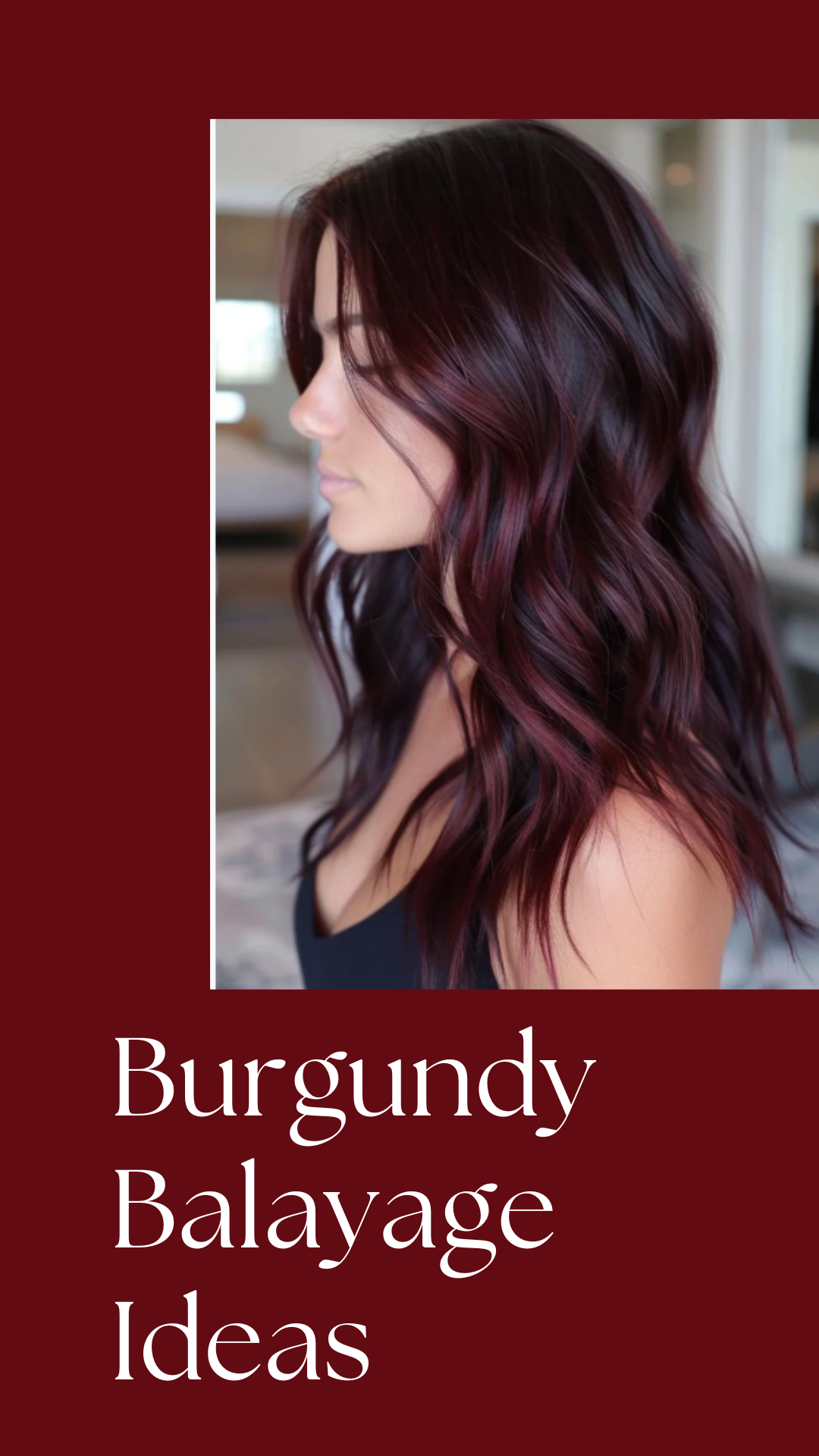 Burgundy Balayage