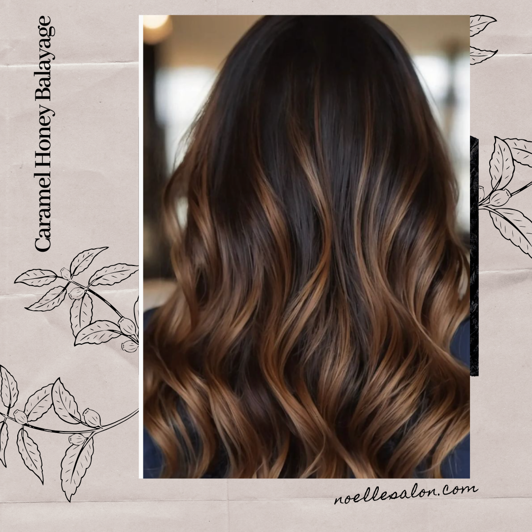 honey caramel balayage