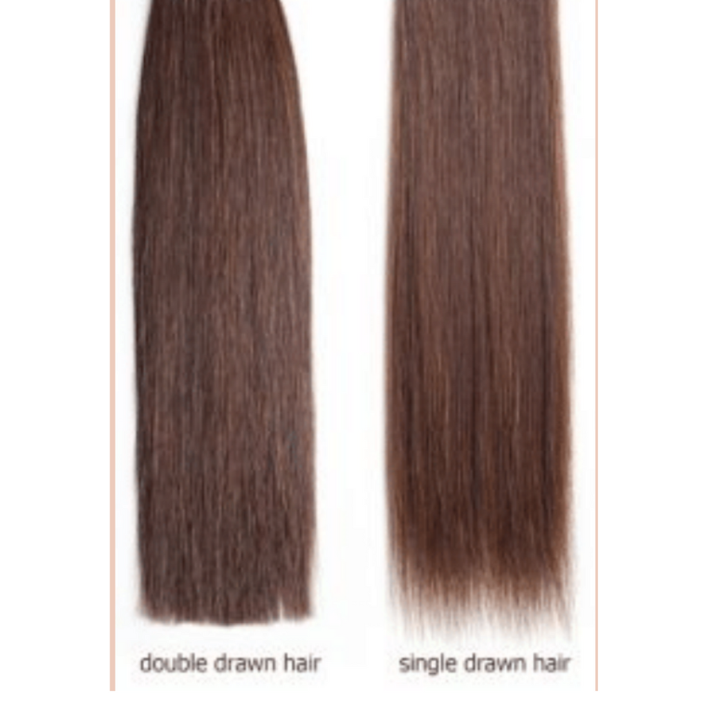 The Difference Between Double Drawn Vs. Single Drawn Hair Extensions