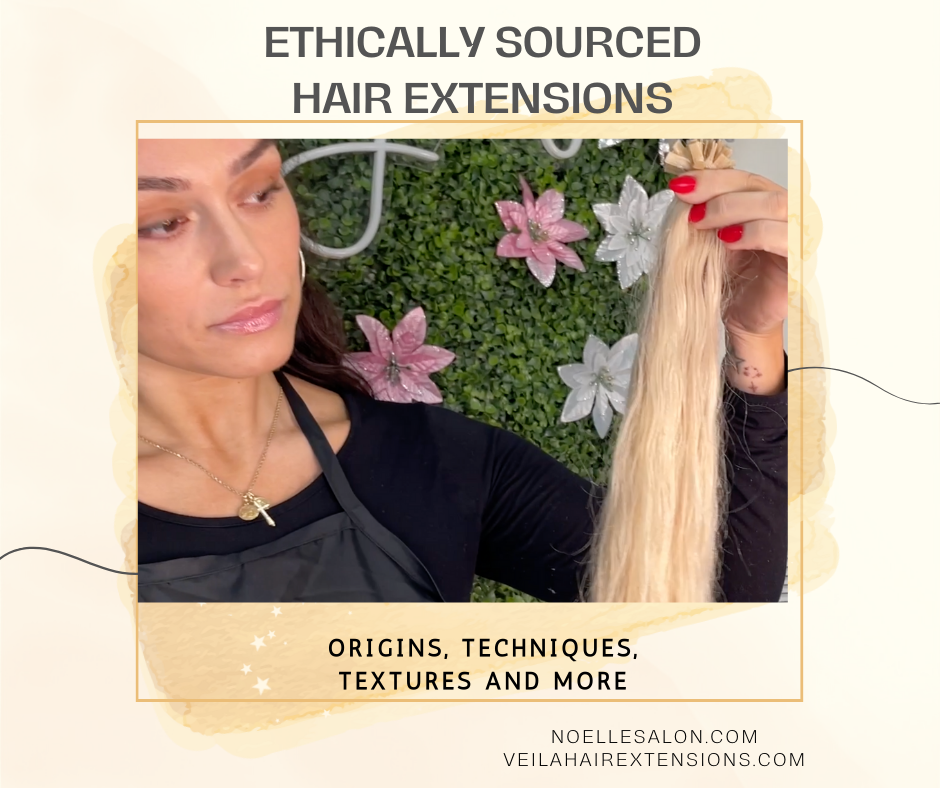 where do human hair extensions come from