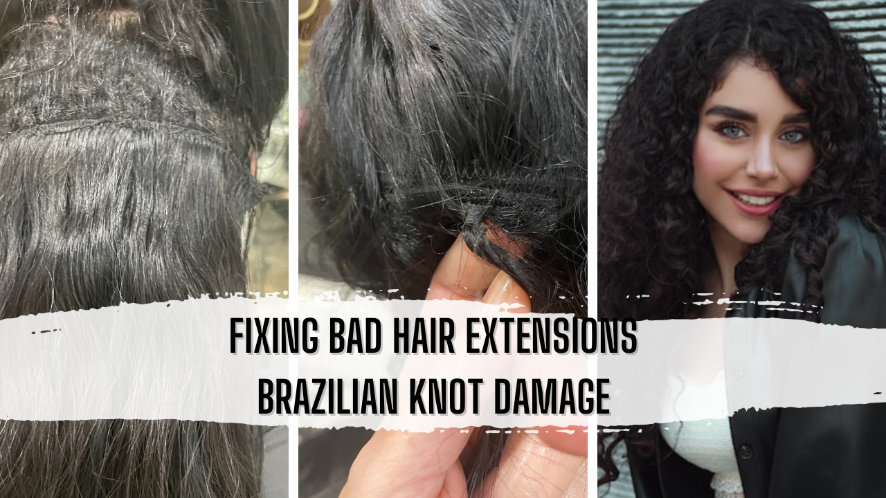 Brazilian hair knot clearance extensions