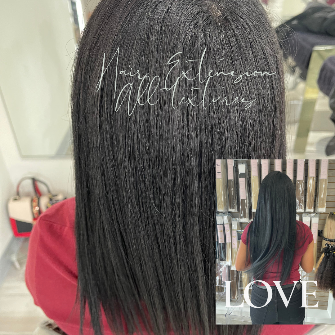 hair extensions for relaxed hair