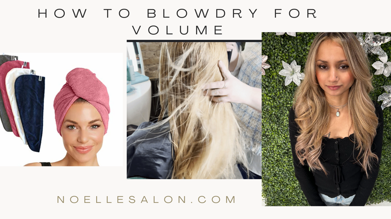 How to blow dry your hair for volume