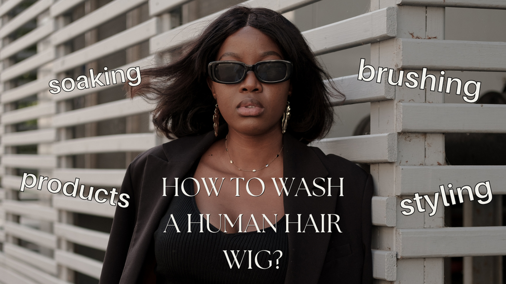 How to wash a human hair wig