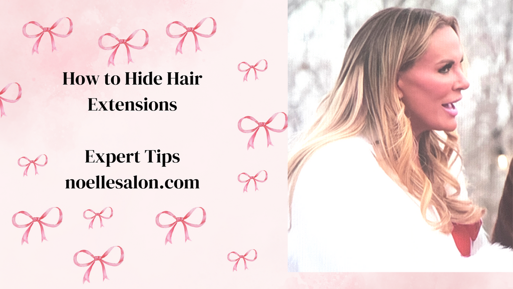 How to hide hair extensions