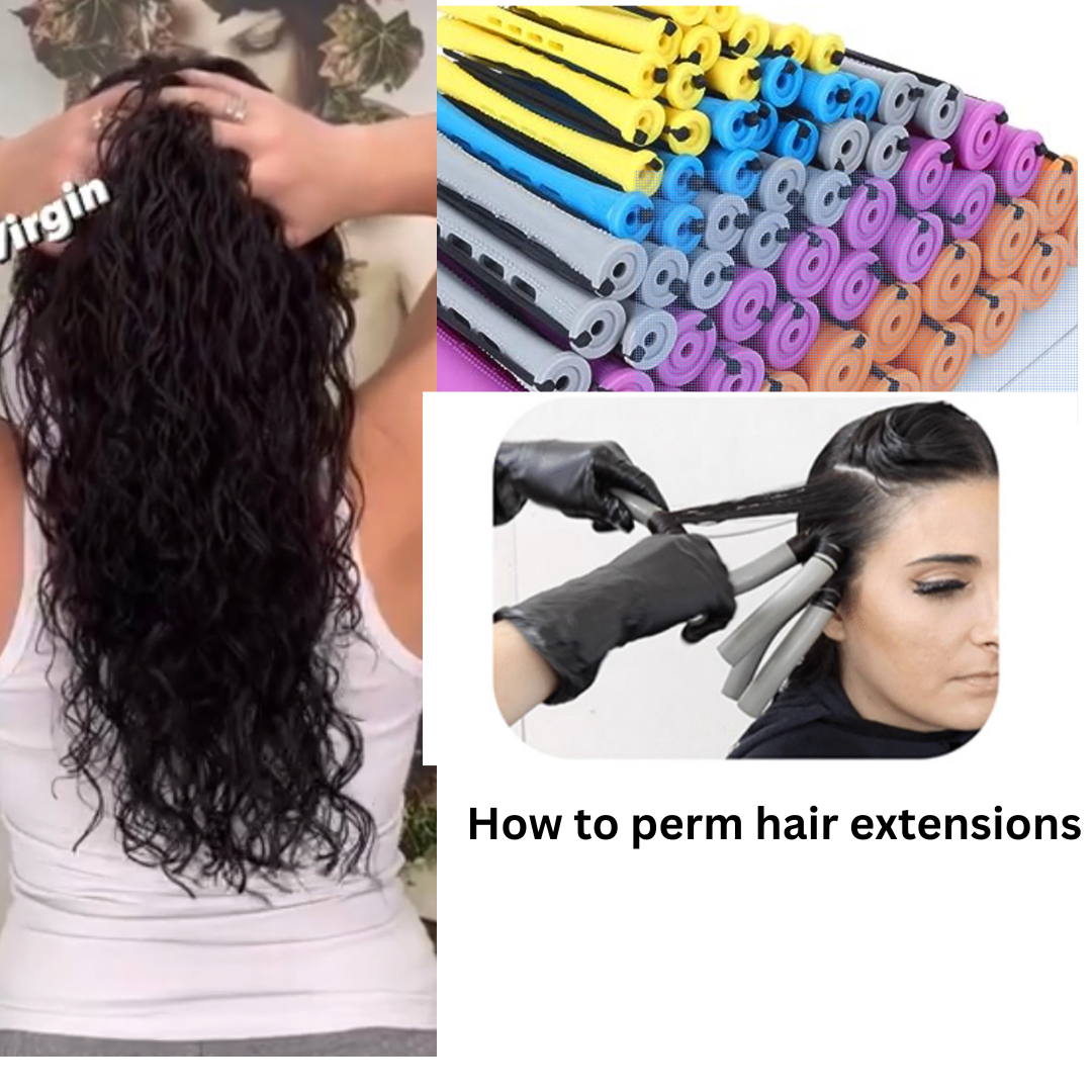How To Curly Perm Hair Extensions noellesalon