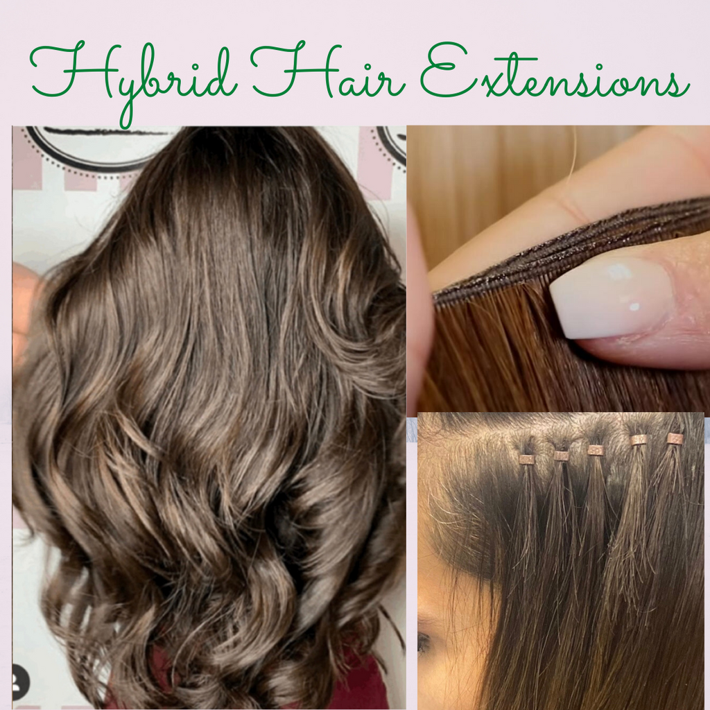 Hybrid Hair Extension Application Technique