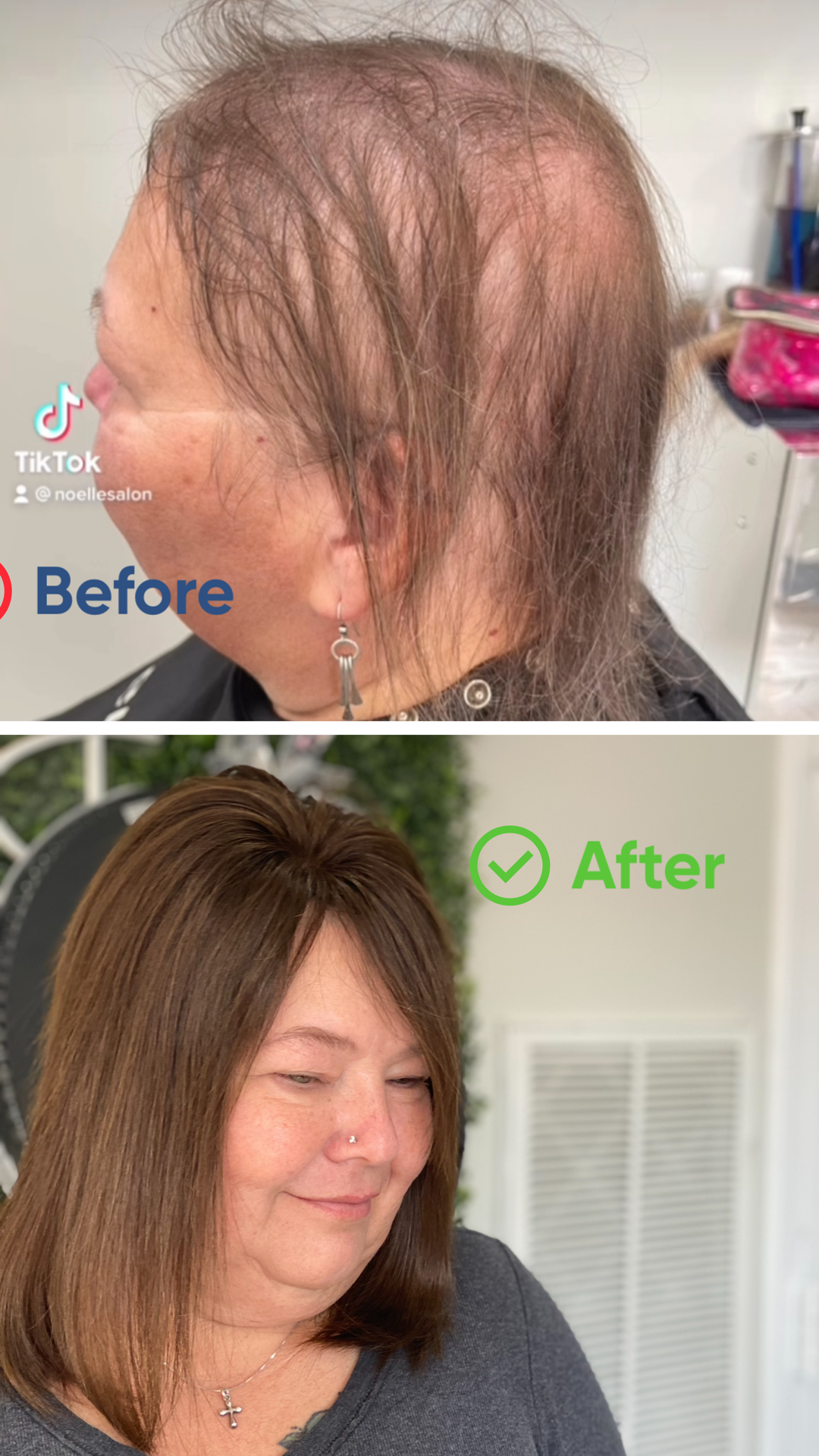 how to put on a hair topper