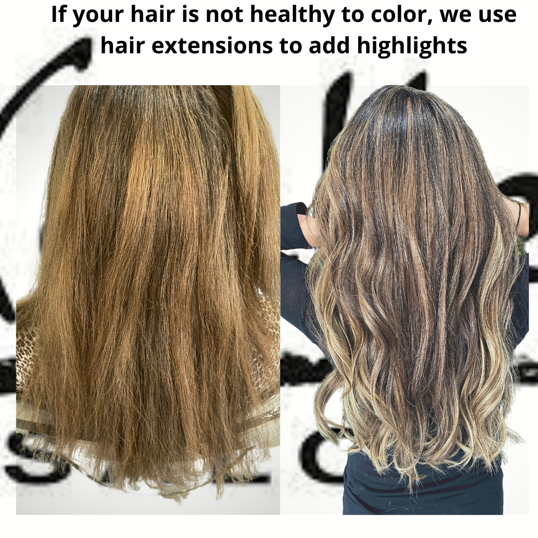Add Highlights With Hair Extensions