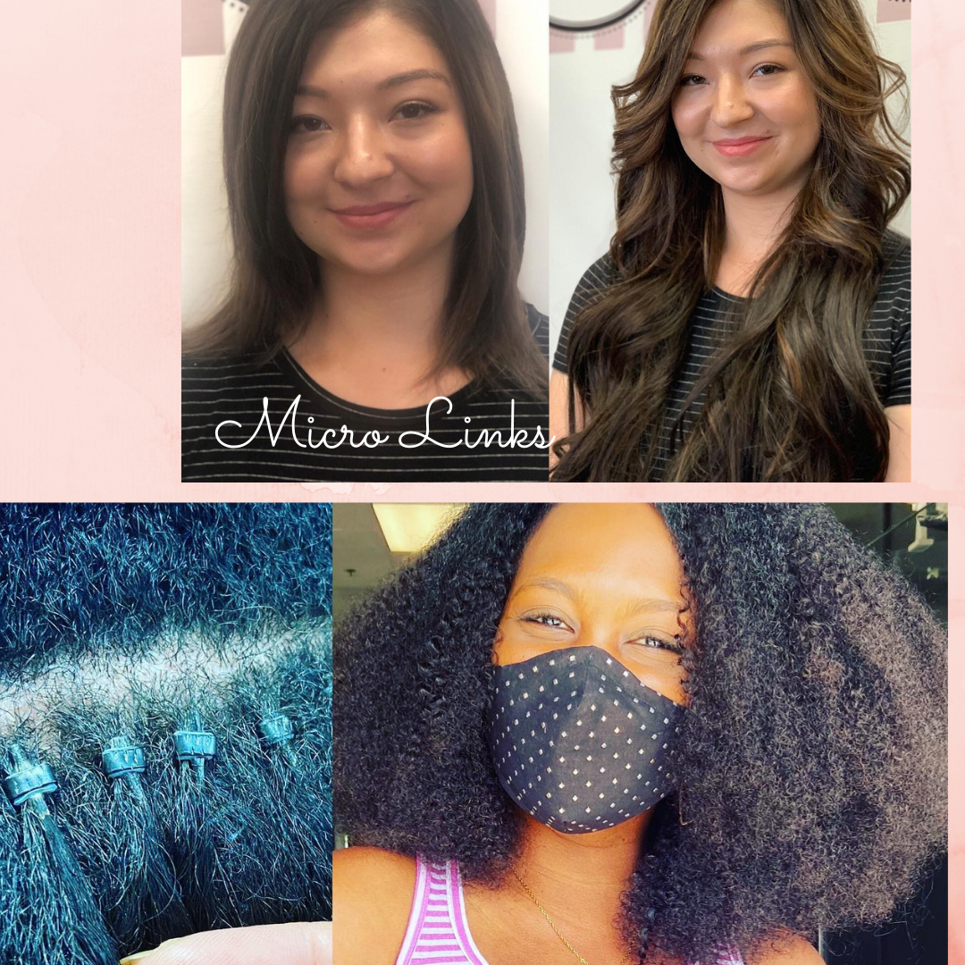 Bead hair extensions