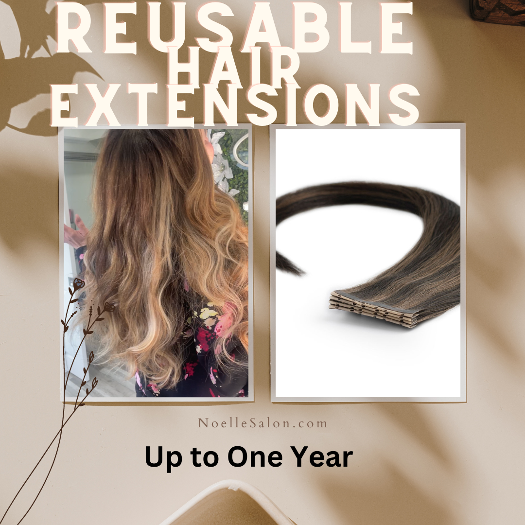 Tape in hotsell hair extensions reusable