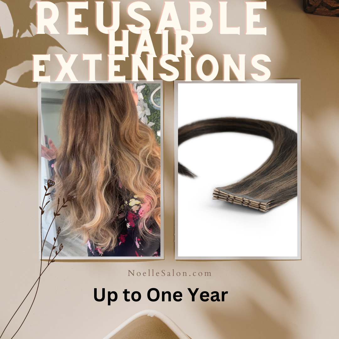 Tape in top extensions reuse