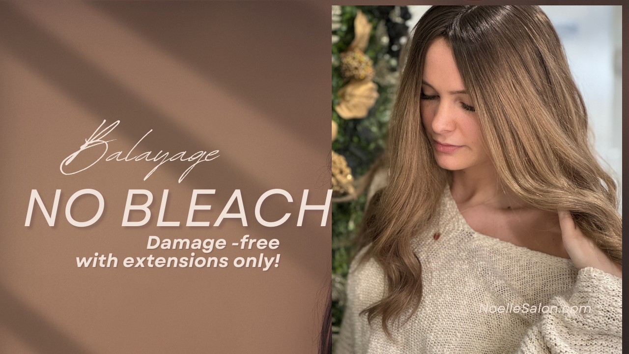 Balayage hair extensions