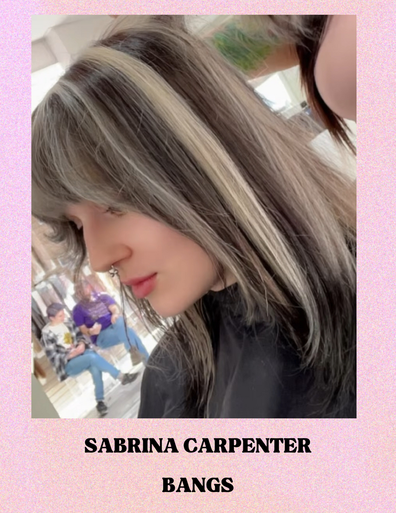 Sabrina Carpenter Bangs