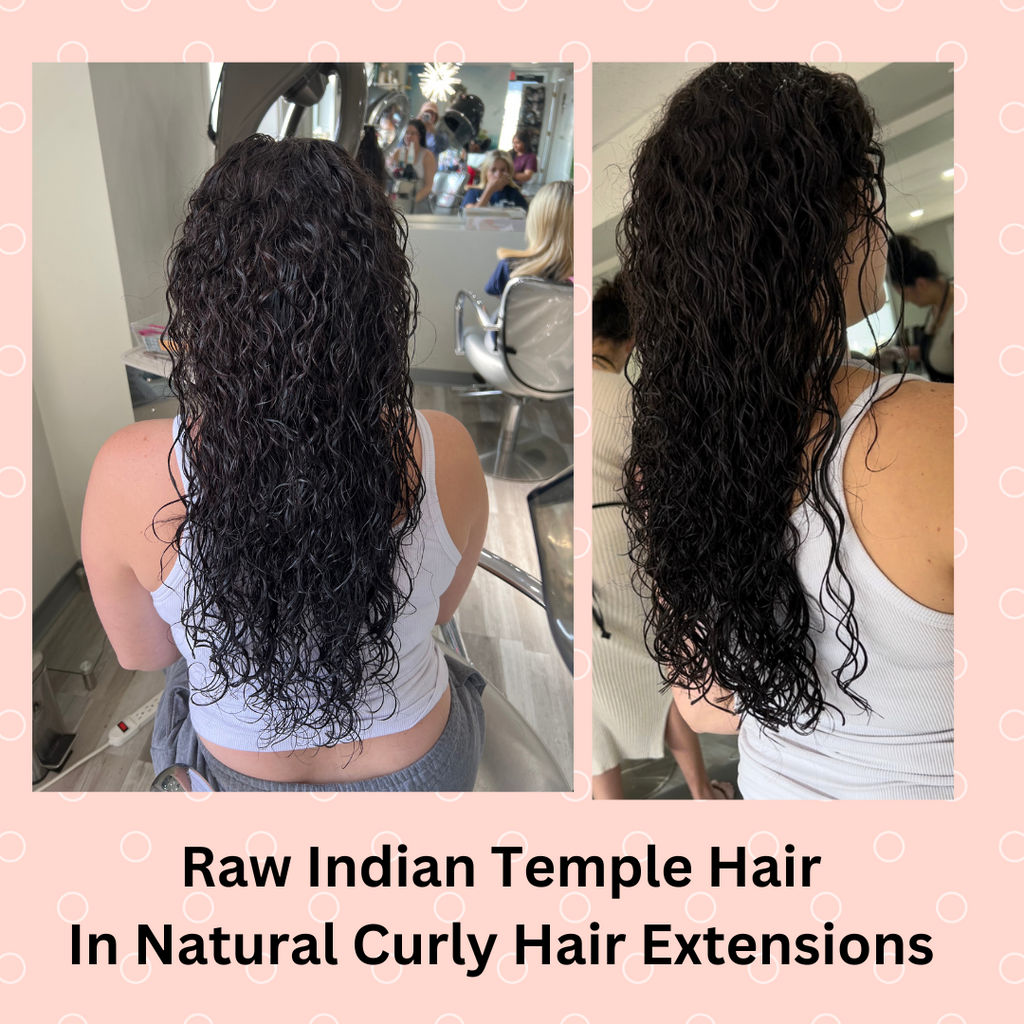 Indian Temple Raw Curly Hair Extensions