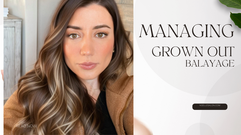 Managing grown out balayage