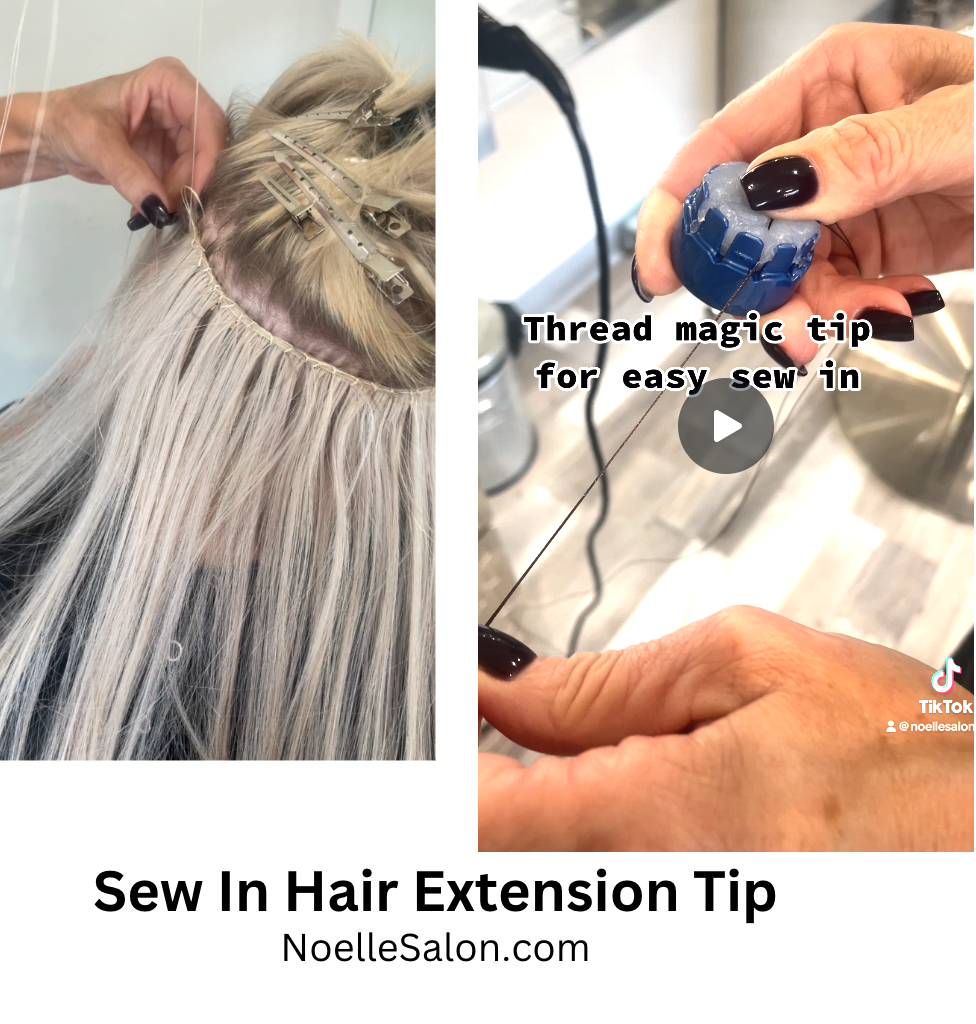 Sew-In Hair Extension Tip