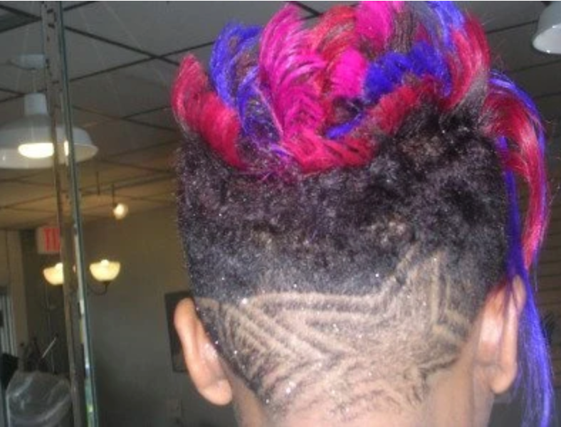 Gender affirming hairstyle