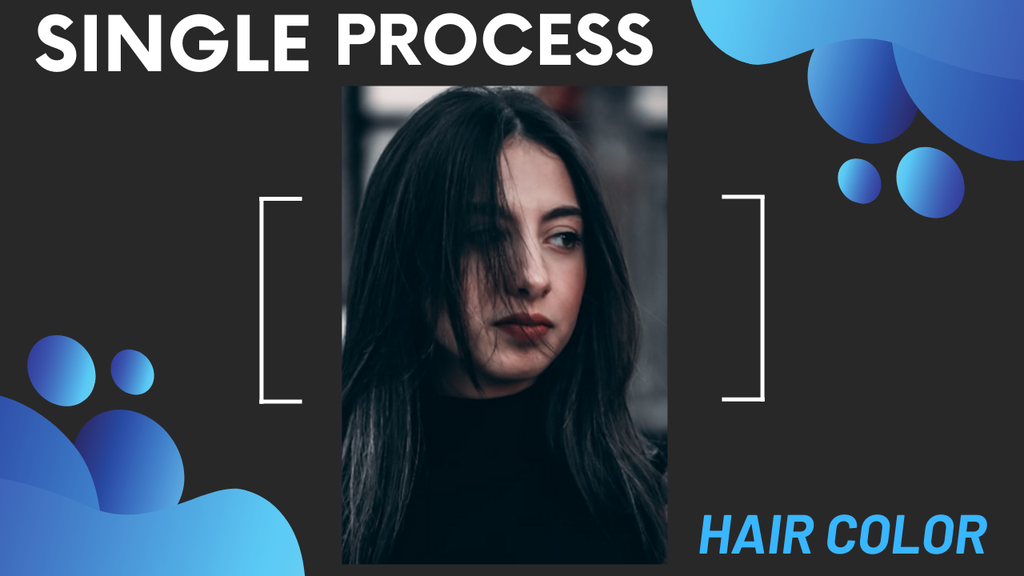 Single process hair color near me