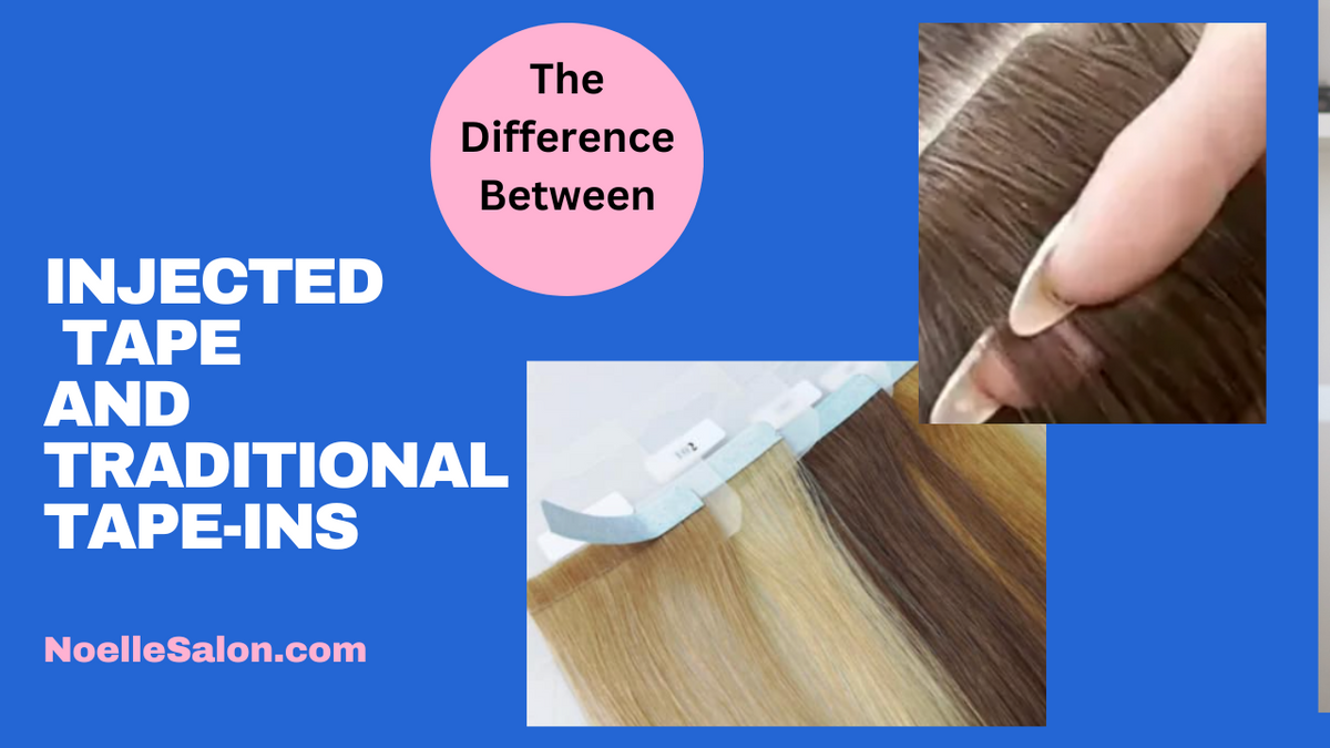 tape in vs. invisible tape hair extensions