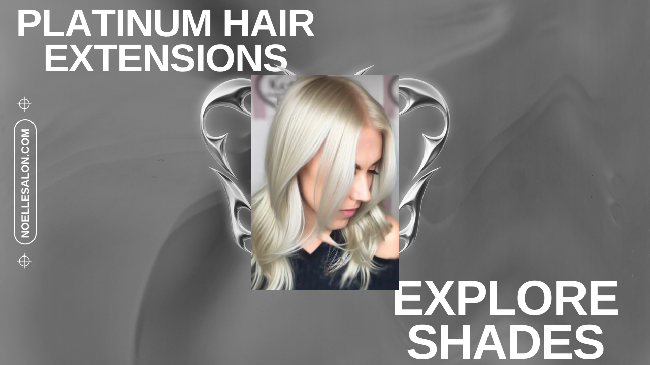 platinum hair extensions