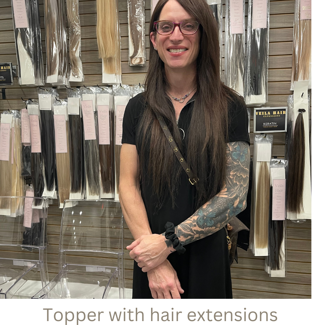 Trans Hair Extensions Battling Balding Transgender Male To Female Transition – noellesalon