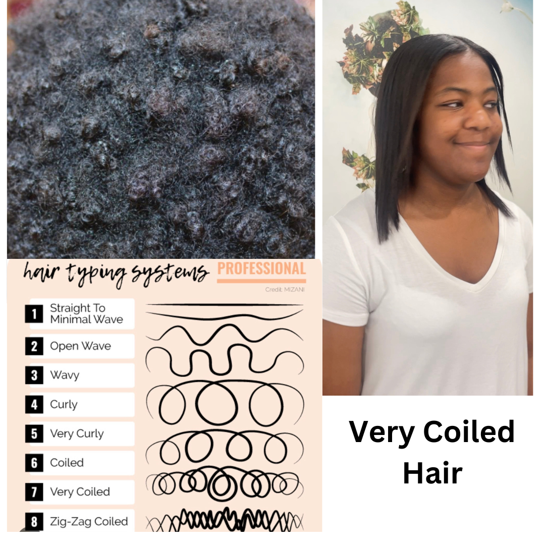 How to work with very coiled curly hair