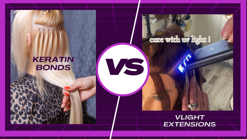 VLight Hair Extensions vs. Keratin Bond Boston: Showdown 