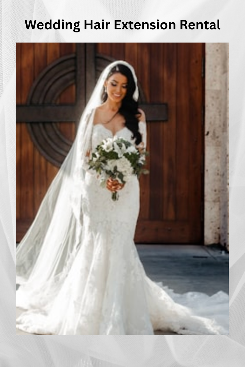 Rented Wedding Hair Extensions