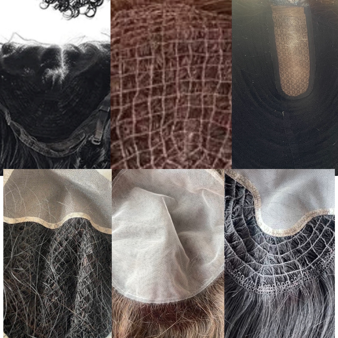 an array of different types of hair toppers