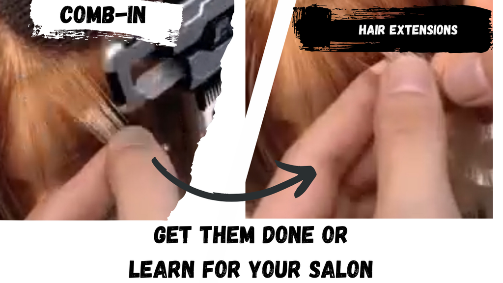 Comb-in hair extensions like Combline