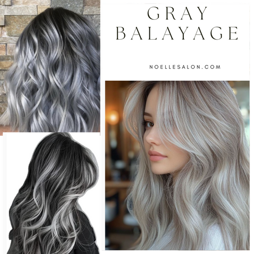 Chic Gray Balayage Styles: Top 10 Looks