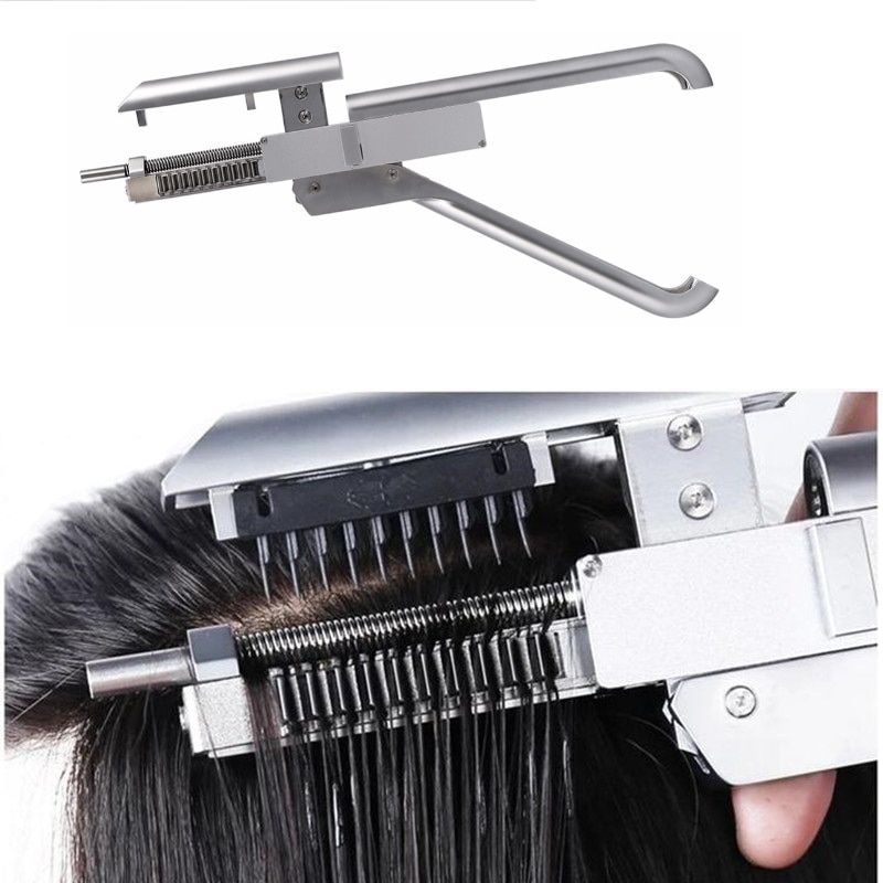 Pro Hair Extension Machine Salon Fusion Tool Connector Hair Extension Kit 6D